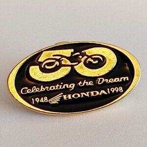 Honda Motorcycles Pin 50 Years of Celebrating the Dream